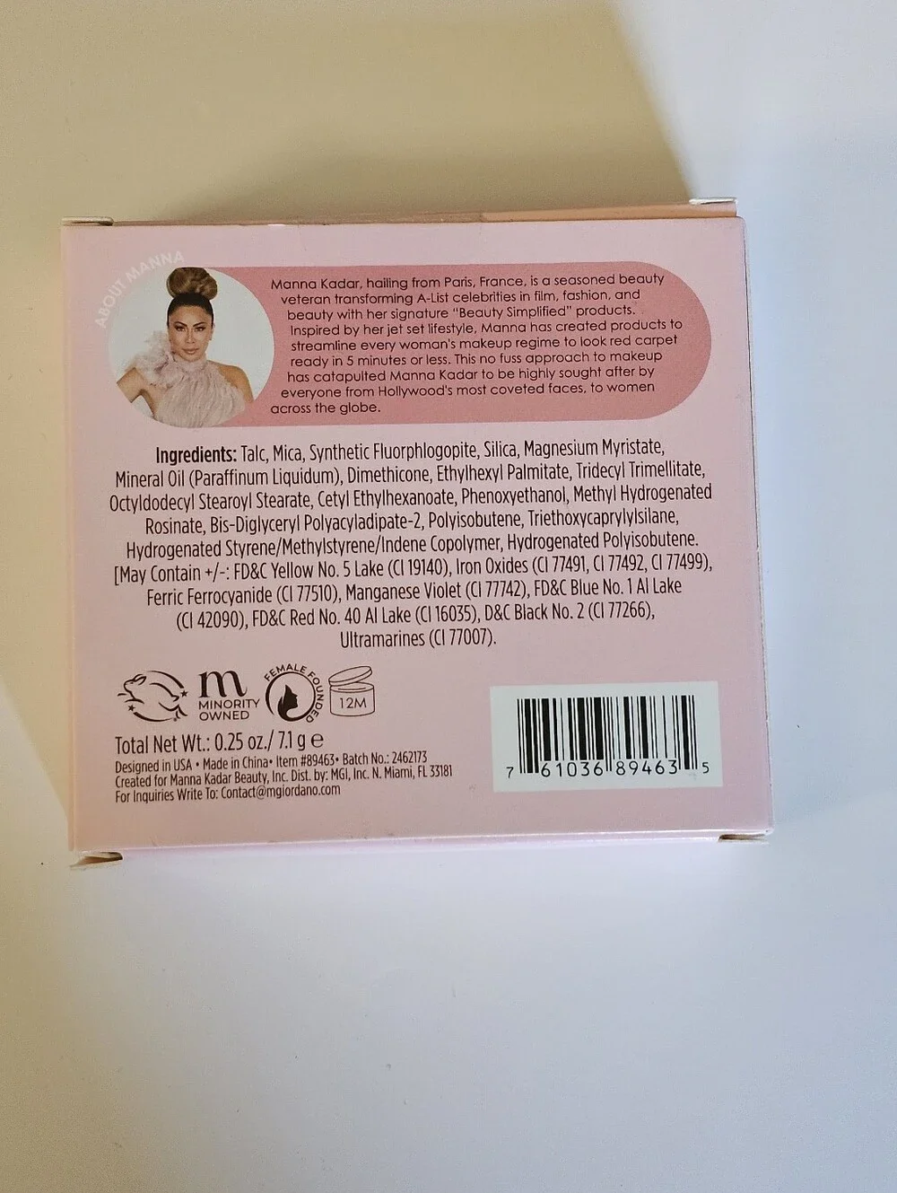 Manna Kadar First Crush Heart Shaped Eyeshadow Compact